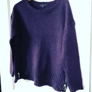 William Rast knit sweater with side zippers